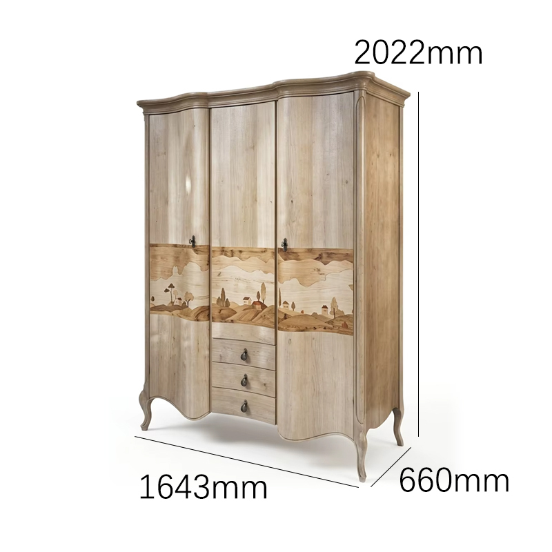 EKAR Chateau Grande Armoire | French Classic Wood Wardrobe for Master Bedroom,EKAR FURNITURE CO.,LTD,EKAR Chateau Grande Armoire | French Classic Wood Wardrobe for Master Bedroom,foshan furniture factory,custom Furniture factory,china furniture factory
