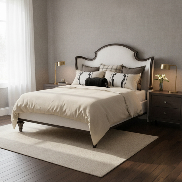 EKAR Versailles Royale Upholstered Bed | French Classic Tufted Fabric Bed Frame,MY SHOP,EKAR Versailles Royale Upholstered Bed | French Classic Tufted Fabric Bed Frame,foshan furniture factory,custom Furniture factory,china furniture factory