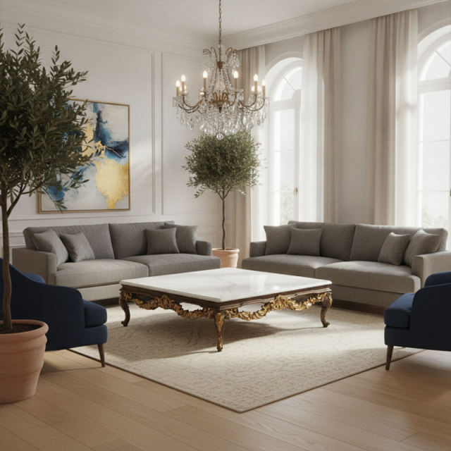 EKAR Lafayette Carved Marble Coffee Table | French Classic Center Table for Living Room,MY SHOP,EKAR Lafayette Carved Marble Coffee Table | French Classic Center Table for Living Room,foshan furniture factory,custom Furniture factory,china furniture factory