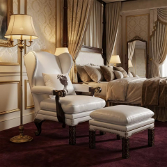EKAR Chateau Lafite Lounge Chair &amp; Ottoman | French Classic Tufted Velvet Set,EKAR FURNITURE CO.,LTD,EKAR Chateau Lafite Lounge Chair &amp; Ottoman | French Classic Tufted Velvet Set,foshan furniture factory,custom Furniture factory,china furniture factory