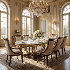 EKAR Versailles Tapestry Dining Chair | French Classic Upholstered Side Chair,EKAR FURNITURE CO.,LTD,EKAR Versailles Tapestry Dining Chair | French Classic Upholstered Side Chair,foshan furniture factory,custom Furniture factory,china furniture factory