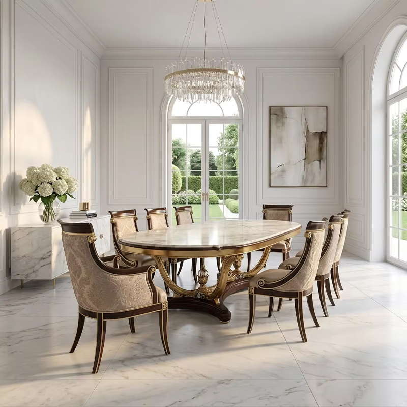 EKAR Versailles Tapestry Dining Chair | French Classic Upholstered Side Chair,EKAR FURNITURE CO.,LTD,EKAR Versailles Tapestry Dining Chair | French Classic Upholstered Side Chair,foshan furniture factory,custom Furniture factory,china furniture factory