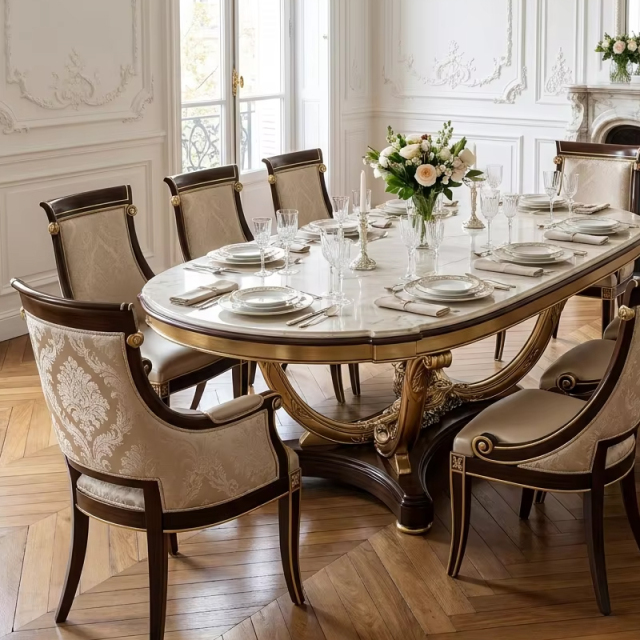 EKAR Versailles Tapestry Dining Chair | French Classic Upholstered Side Chair,EKAR FURNITURE CO.,LTD,EKAR Versailles Tapestry Dining Chair | French Classic Upholstered Side Chair,foshan furniture factory,custom Furniture factory,china furniture factory