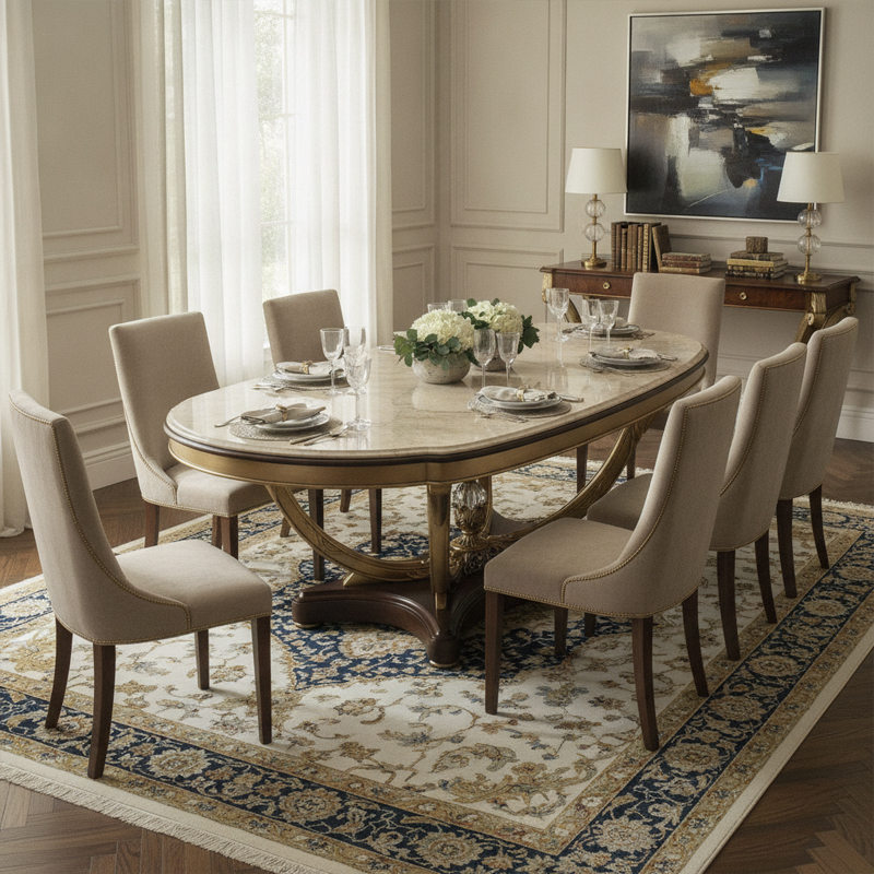 EKAR Lafayette Carved Dining Table | French Classic Solid Wood Dining Room Table,EKAR FURNITURE CO.,LTD,EKAR Lafayette Carved Dining Table | French Classic Solid Wood Dining Room Table,foshan furniture factory,custom Furniture factory,china furniture factory