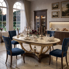 EKAR Lafayette Carved Dining Table | French Classic Solid Wood Dining Room Table,EKAR FURNITURE CO.,LTD,EKAR Lafayette Carved Dining Table | French Classic Solid Wood Dining Room Table,foshan furniture factory,custom Furniture factory,china furniture factory