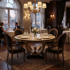 EKAR Chateau de Rive Dining Table | French Classic Solid Wood Carved Table,EKAR FURNITURE CO.,LTD,EKAR Chateau de Rive Dining Table | French Classic Solid Wood Carved Table,foshan furniture factory,custom Furniture factory,china furniture factory