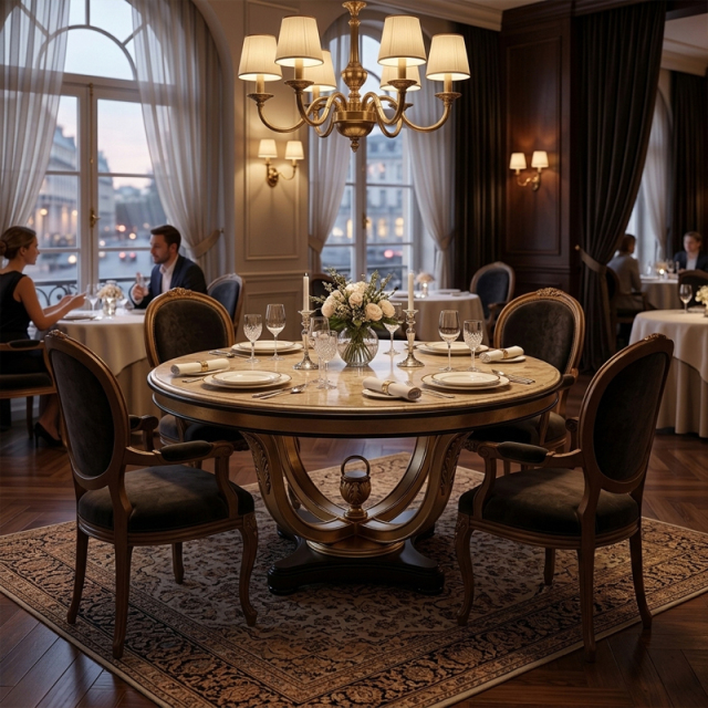 EKAR Chateau de Rive Dining Table | French Classic Solid Wood Carved Table,EKAR FURNITURE CO.,LTD,EKAR Chateau de Rive Dining Table | French Classic Solid Wood Carved Table,foshan furniture factory,custom Furniture factory,china furniture factory