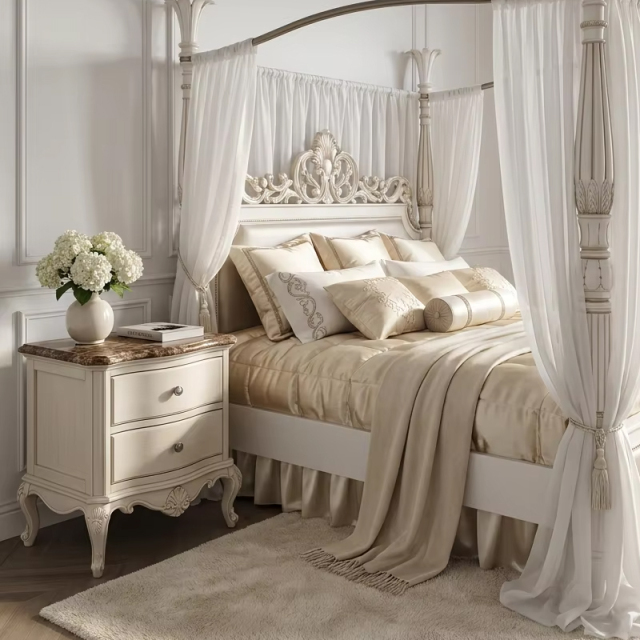 EKAR Marie Antoinette Accent Chest | French Classic Carved Wood Nightstand,EKAR FURNITURE CO.,LTD,EKAR Marie Antoinette Accent Chest | French Classic Carved Wood Nightstand,foshan furniture factory,custom Furniture factory,china furniture factory