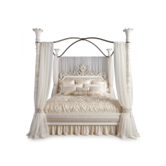 EKAR Chateau de Reve Bed | French Classic Upholstered Wingback Bed,MY SHOP,EKAR Chateau de Reve Bed | French Classic Upholstered Wingback Bed,foshan furniture factory,custom Furniture factory,china furniture factory