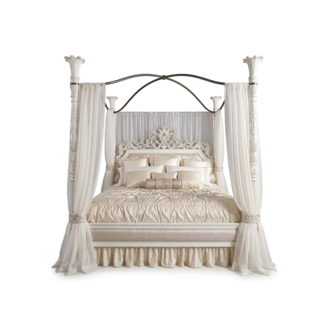 EKAR Chateau de Reve Bed | French Classic Upholstered Wingback Bed,MY SHOP,EKAR Chateau de Reve Bed | French Classic Upholstered Wingback Bed,foshan furniture factory,custom Furniture factory,china furniture factory