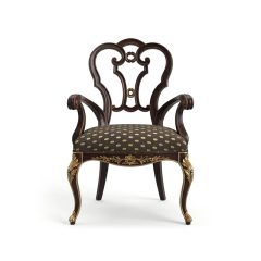 Marquise Regency Upholstered Dining Armchair | Luxury French Classical Hand-Carved Chair - EKAR,EKAR FURNITURE CO.,LTD,Marquise Regency Upholstered Dining Armchair | Luxury French Classical Hand-Carved Chair - EKAR,foshan furniture factory,custom Furniture factory,china furniture factory