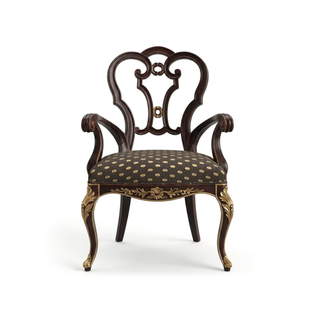Marquise Regency Upholstered Dining Armchair | Luxury French Classical Hand-Carved Chair - EKAR,EKAR FURNITURE CO.,LTD,Marquise Regency Upholstered Dining Armchair | Luxury French Classical Hand-Carved Chair - EKAR,foshan furniture factory,custom Furniture factory,china furniture factory