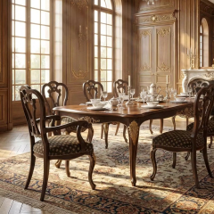 Marquise Regency Upholstered Dining Armchair | Luxury French Classical Hand-Carved Chair - EKAR,EKAR FURNITURE CO.,LTD,Marquise Regency Upholstered Dining Armchair | Luxury French Classical Hand-Carved Chair - EKAR,foshan furniture factory,custom Furniture factory,china furniture factory