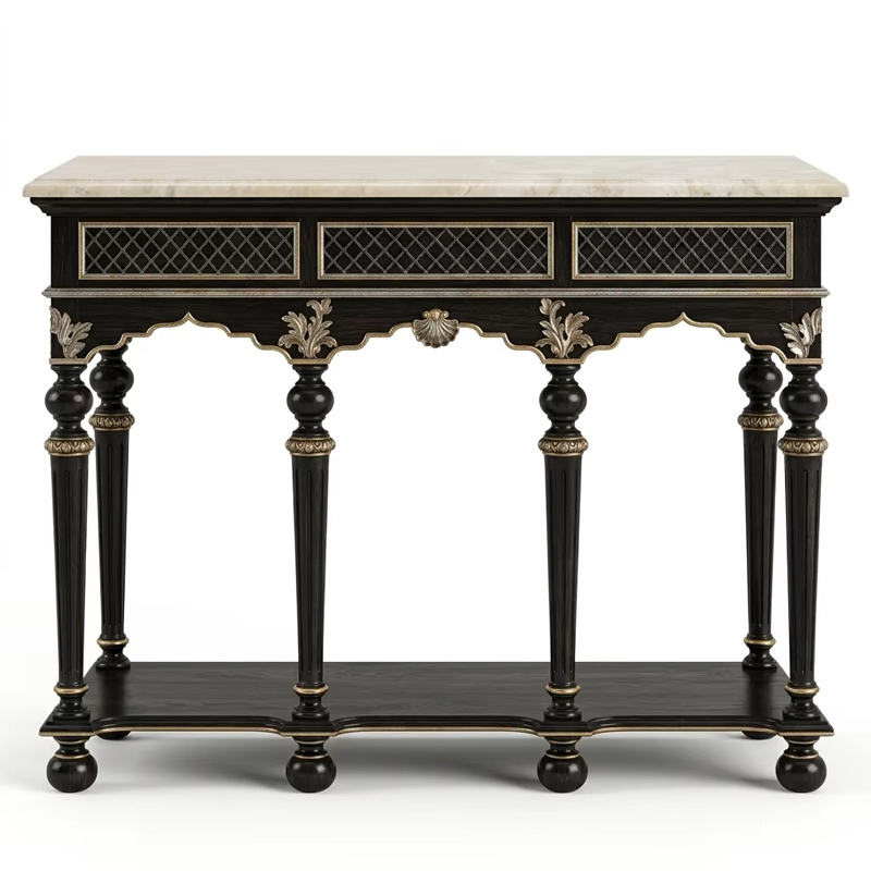 Aurelian Regency Marble-Top Sideboard | Luxury French Classical Dining Buffet - EKAR,EKAR FURNITURE CO.,LTD,Aurelian Regency Marble-Top Sideboard | Luxury French Classical Dining Buffet - EKAR,foshan furniture factory,custom Furniture factory,china furniture factory