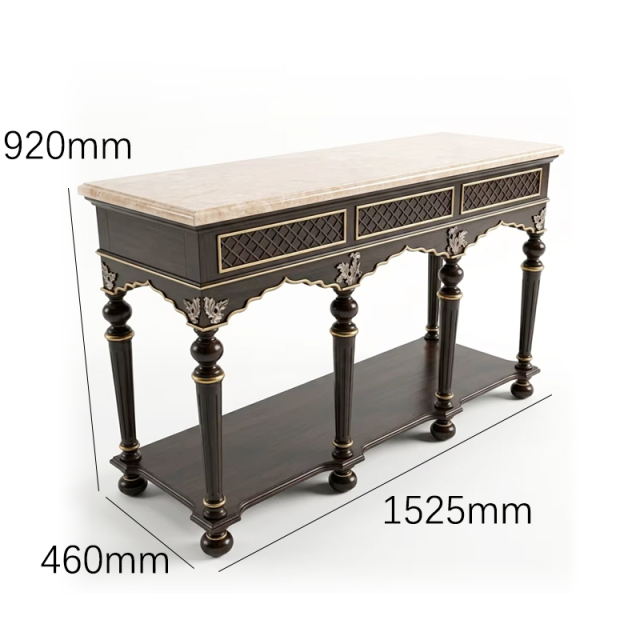 Aurelian Regency Marble-Top Sideboard | Luxury French Classical Dining Buffet - EKAR,EKAR FURNITURE CO.,LTD,Aurelian Regency Marble-Top Sideboard | Luxury French Classical Dining Buffet - EKAR,foshan furniture factory,custom Furniture factory,china furniture factory