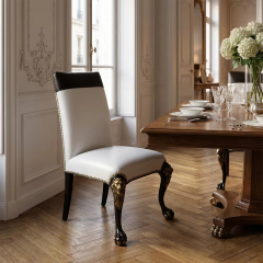 Sovereign Lion Claw Luxury Dining Chair | French Classical Upholstered Seating - EKAR,EKAR FURNITURE CO.,LTD,Sovereign Lion Claw Luxury Dining Chair | French Classical Upholstered Seating - EKAR,foshan furniture factory,custom Furniture factory,china furniture factory