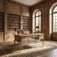 Chateau Provincial Executive Writing Desk | Luxury French Classical Study Furniture - EKAR,EKAR FURNITURE CO.,LTD,Chateau Provincial Executive Writing Desk | Luxury French Classical Study Furniture - EKAR,foshan furniture factory,custom Furniture factory,china furniture factory