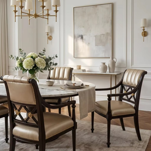 Valence Regency French Classical Dining Armchair | Luxury Bespoke Seating - EKAR,MY SHOP,Valence Regency French Classical Dining Armchair | Luxury Bespoke Seating - EKAR,foshan furniture factory,custom Furniture factory,china furniture factory