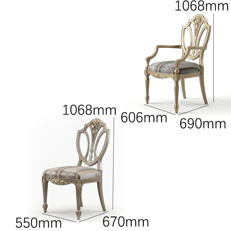 Lyric Floral Shield-Back Dining Chair | Luxury Neoclassical French Seating - EKAR,EKAR FURNITURE CO.,LTD,Lyric Floral Shield-Back Dining Chair | Luxury Neoclassical French Seating - EKAR,foshan furniture factory,custom Furniture factory,china furniture factory