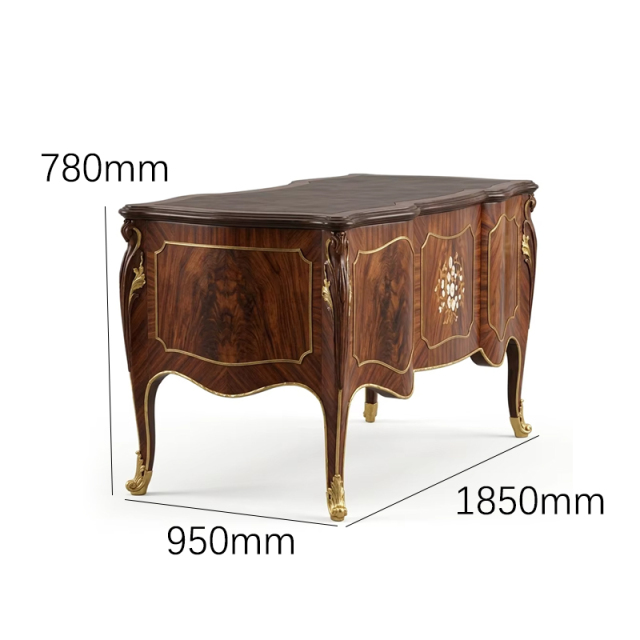 Sovereign Inlay Executive Desk | Luxury French Classical Burl Wood Study Furniture - EKAR,EKAR FURNITURE CO.,LTD,Sovereign Inlay Executive Desk | Luxury French Classical Burl Wood Study Furniture - EKAR,foshan furniture factory,custom Furniture factory,china furniture factory