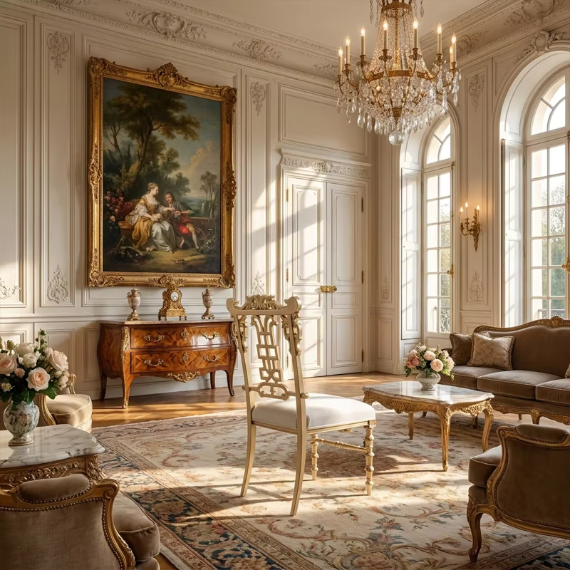 Aurelian Filigree Neoclassical Lounge Chair | Luxury White &amp; Gold French Seating - EKAR,EKAR FURNITURE CO.,LTD,Aurelian Filigree Neoclassical Lounge Chair | Luxury White &amp; Gold French Seating - EKAR,foshan furniture factory,custom Furniture factory,china furniture factory
