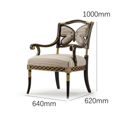 Papillon Butterfly-Back Luxury Accent Chair | French Classical Upholstered Armchair - EKAR,EKAR FURNITURE CO.,LTD,Papillon Butterfly-Back Luxury Accent Chair | French Classical Upholstered Armchair - EKAR,foshan furniture factory,custom Furniture factory,china furniture factory