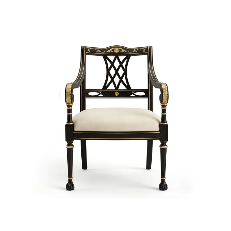 Regency Meander Luxury Accent Chair | French Classical Greco-Roman Armchair - EKAR,EKAR FURNITURE CO.,LTD,Regency Meander Luxury Accent Chair | French Classical Greco-Roman Armchair - EKAR,foshan furniture factory,custom Furniture factory,china furniture factory