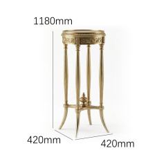 Aurelian Gilded Neoclassical Pedestal | Luxury French Classical Flower Stand - EKAR,EKAR FURNITURE CO.,LTD,Aurelian Gilded Neoclassical Pedestal | Luxury French Classical Flower Stand - EKAR,foshan furniture factory,custom Furniture factory,china furniture factory