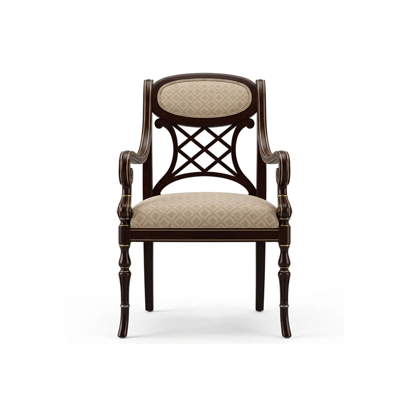 Meridian Regency Lattice-Back Armchair | Luxury French Classical Accent Seating - EKAR,EKAR FURNITURE CO.,LTD,Meridian Regency Lattice-Back Armchair | Luxury French Classical Accent Seating - EKAR,foshan furniture factory,custom Furniture factory,china furniture factory