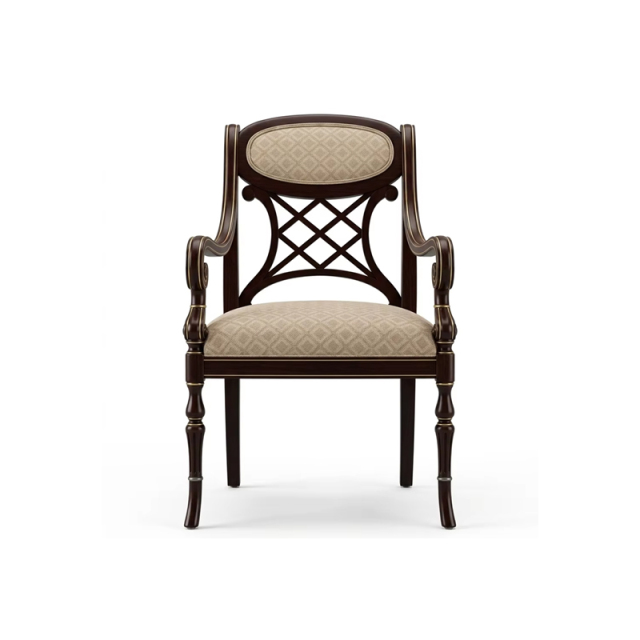 Meridian Regency Lattice-Back Armchair | Luxury French Classical Accent Seating - EKAR,EKAR FURNITURE CO.,LTD,Meridian Regency Lattice-Back Armchair | Luxury French Classical Accent Seating - EKAR,foshan furniture factory,custom Furniture factory,china furniture factory