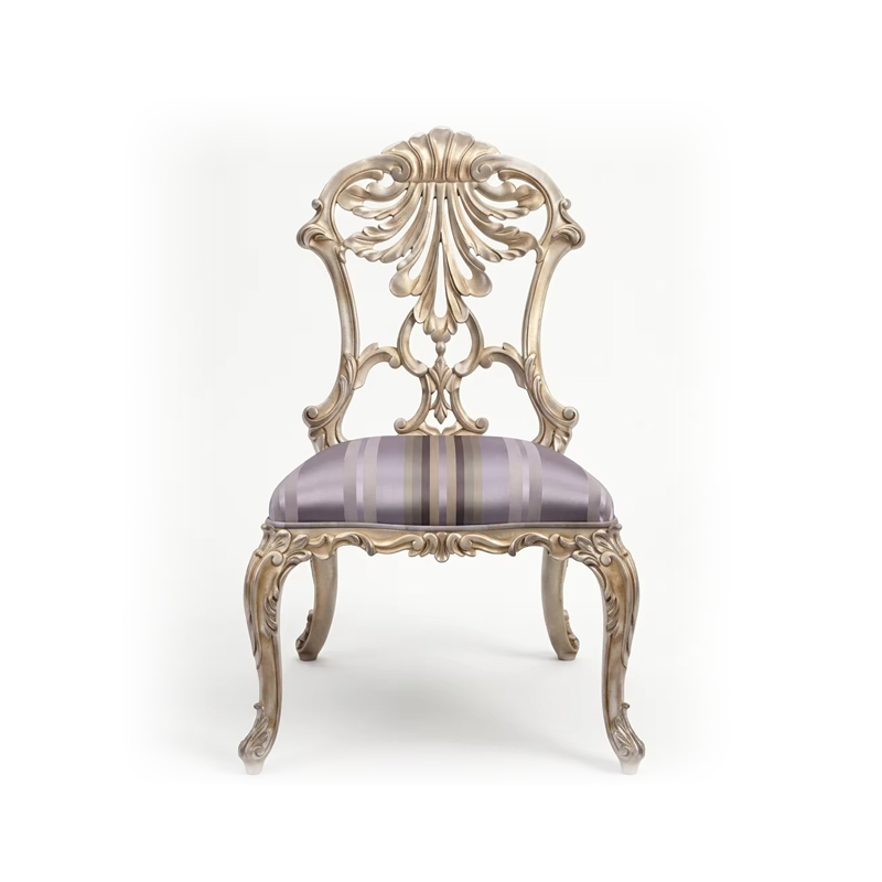 Seraphina Shell-Back Luxury Accent Chair | French Rococo Leisure Seating - EKAR,EKAR FURNITURE CO.,LTD,Seraphina Shell-Back Luxury Accent Chair | French Rococo Leisure Seating - EKAR,foshan furniture factory,custom Furniture factory,china furniture factory