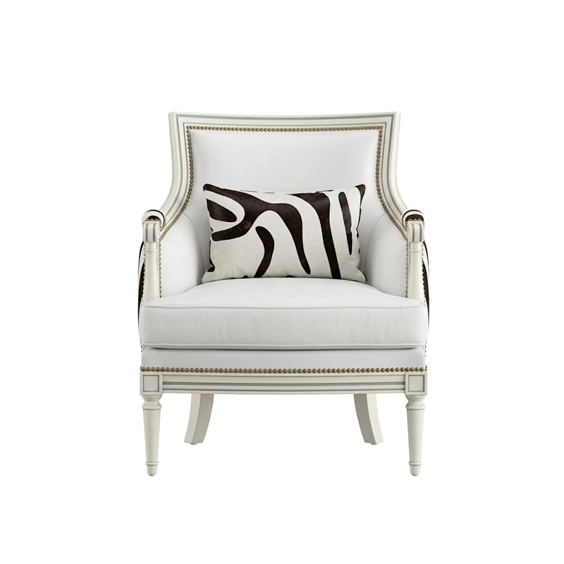 Zebra Muse Neoclassical Wingback Armchair | Luxury French Classical Accent Seating - EKAR,EKAR FURNITURE CO.,LTD,Zebra Muse Neoclassical Wingback Armchair | Luxury French Classical Accent Seating - EKAR,foshan furniture factory,custom Furniture factory,china furniture factory