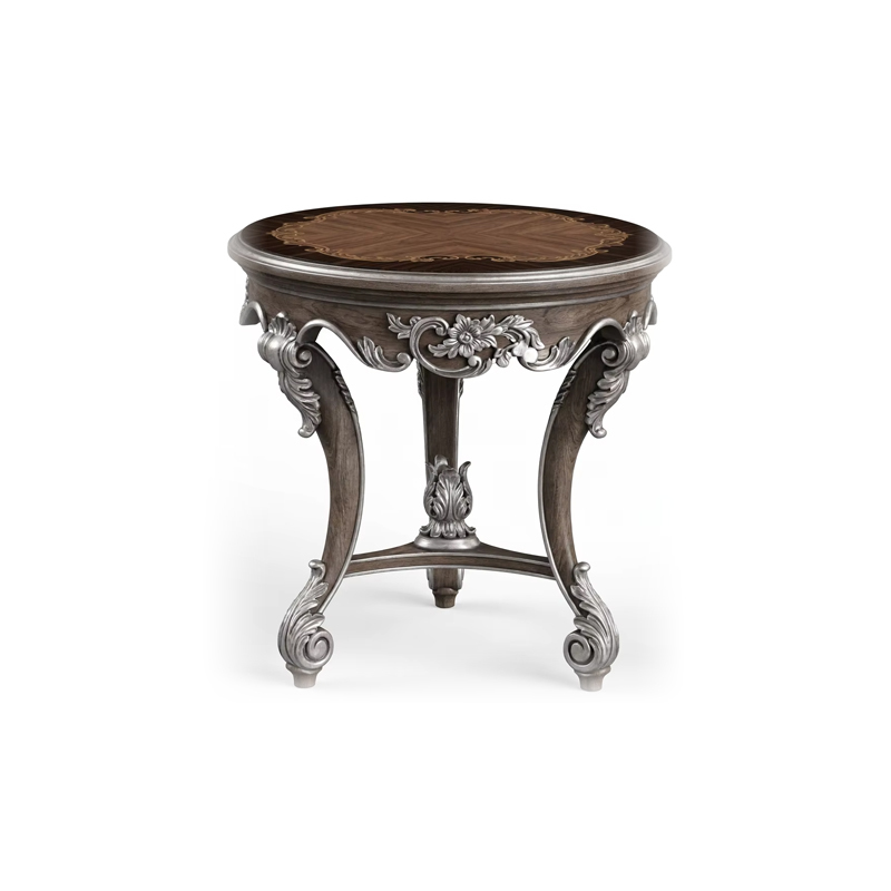 EKAR Furniture | Versailles Heritage Silver-Leaf Accent Table – Luxury French Classical Side Table,MY SHOP,EKAR Furniture | Versailles Heritage Silver-Leaf Accent Table – Luxury French Classical Side Table,foshan furniture factory,custom Furniture factory,china furniture factory