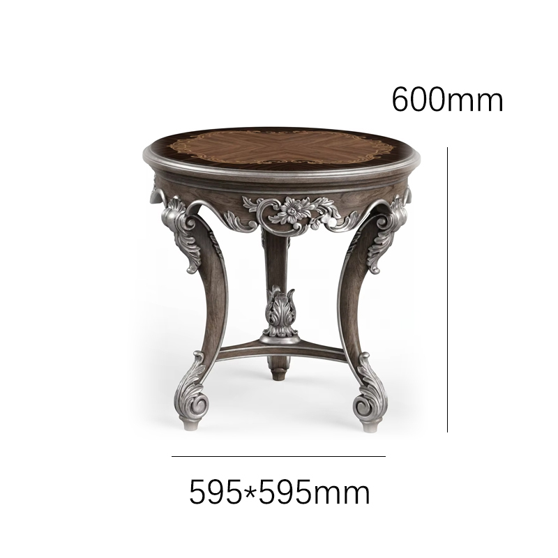 EKAR Furniture | Versailles Heritage Silver-Leaf Accent Table – Luxury French Classical Side Table,MY SHOP,EKAR Furniture | Versailles Heritage Silver-Leaf Accent Table – Luxury French Classical Side Table,foshan furniture factory,custom Furniture factory,china furniture factory