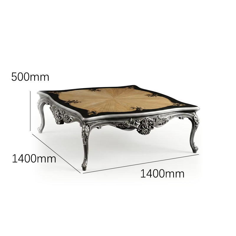 Versailles Sunburst Marquetry Coffee Table | Luxury French Classical Silver-Gilded Furniture - EKAR,MY SHOP,Versailles Sunburst Marquetry Coffee Table | Luxury French Classical Silver-Gilded Furniture - EKAR,foshan furniture factory,custom Furniture factory,china furniture factory
