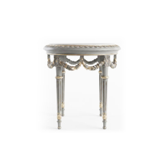 Aurelian Festoon Round Side Table | Luxury French Classical Neoclassical End Table - EKAR,MY SHOP,Aurelian Festoon Round Side Table | Luxury French Classical Neoclassical End Table - EKAR,foshan furniture factory,custom Furniture factory,china furniture factory