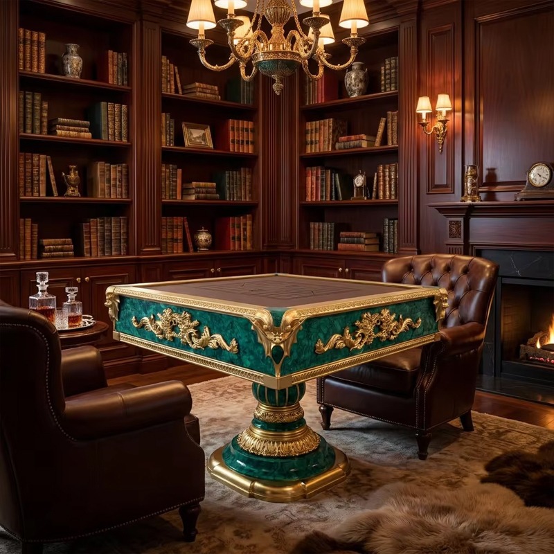 Emerald Empire Malachite Games Table | Luxury French Classical Gilded Strategy Table - EKAR,EKAR FURNITURE CO.,LTD,Emerald Empire Malachite Games Table | Luxury French Classical Gilded Strategy Table - EKAR,foshan furniture factory,custom Furniture factory,china furniture factory