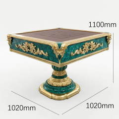 Emerald Empire Malachite Games Table | Luxury French Classical Gilded Strategy Table - EKAR,EKAR FURNITURE CO.,LTD,Emerald Empire Malachite Games Table | Luxury French Classical Gilded Strategy Table - EKAR,foshan furniture factory,custom Furniture factory,china furniture factory