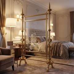 Aurelian Gilded Silk Screen Room Divider | Luxury French Classical Hand-Painted Partition - EKAR,EKAR FURNITURE CO.,LTD,Aurelian Gilded Silk Screen Room Divider | Luxury French Classical Hand-Painted Partition - EKAR,foshan furniture factory,custom Furniture factory,china furniture factory
