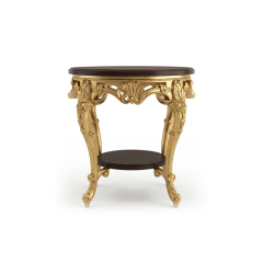 EKAR Classic French Rococo Round End Table | Ornate Gold Accent Side Table,EKAR FURNITURE CO.,LTD,EKAR Classic French Rococo Round End Table | Ornate Gold Accent Side Table,foshan furniture factory,custom Furniture factory,china furniture factory