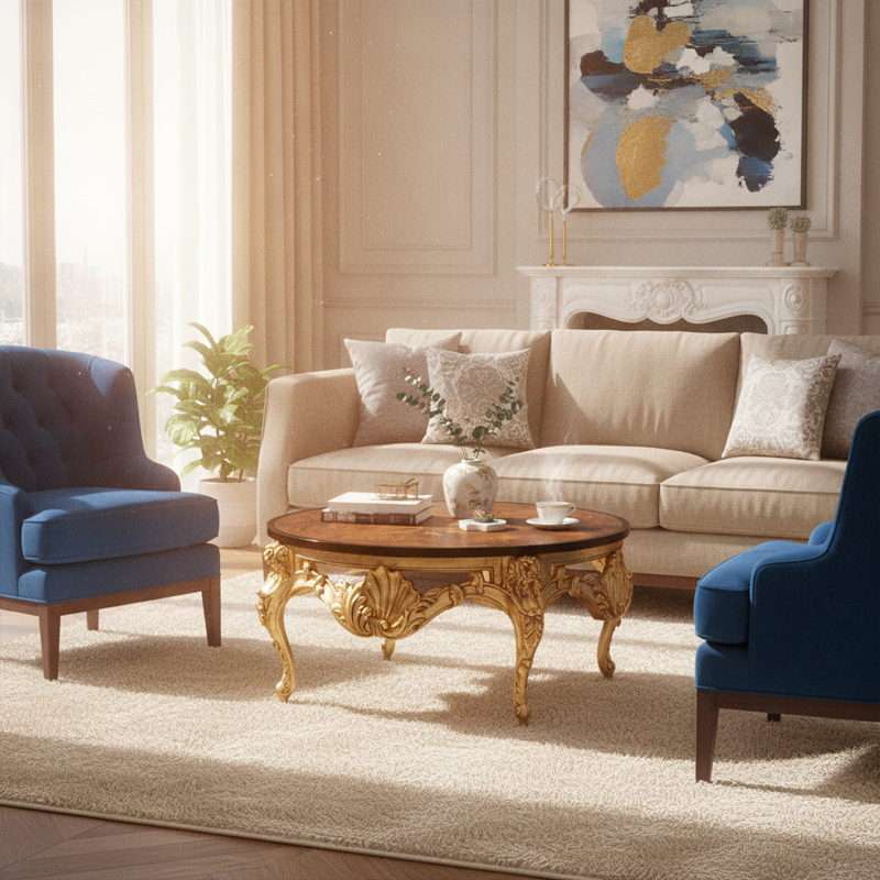 EKAR Furniture | Royal Heritage Marquetry Center Table – Luxury French Classical Coffee Table,EKAR FURNITURE CO.,LTD,EKAR Furniture | Royal Heritage Marquetry Center Table – Luxury French Classical Coffee Table,foshan furniture factory,custom Furniture factory,china furniture factory