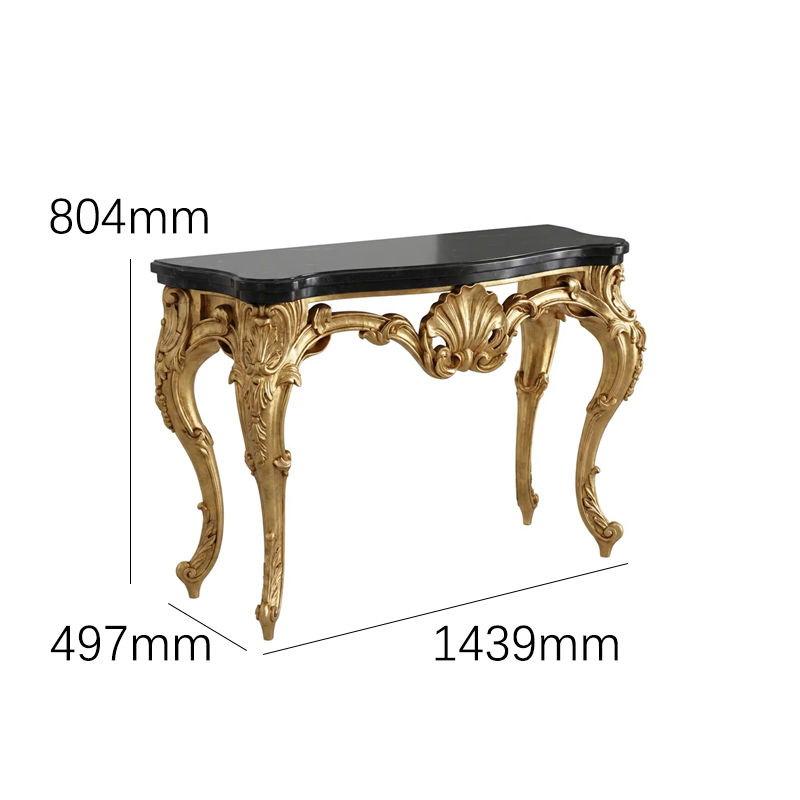 EKAR Classic French Rococo Gilt Console Table with Marble Top,EKAR FURNITURE CO.,LTD,EKAR Classic French Rococo Gilt Console Table with Marble Top,foshan furniture factory,custom Furniture factory,china furniture factory