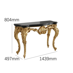 EKAR Classic French Rococo Gilt Console Table with Marble Top,EKAR FURNITURE CO.,LTD,EKAR Classic French Rococo Gilt Console Table with Marble Top,foshan furniture factory,custom Furniture factory,china furniture factory