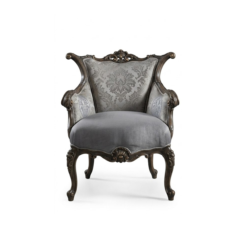 Bordeaux Imperial Damask Accent Chair - Luxury French Classical Occasional Chair | EKAR FURNITURE,EKAR FURNITURE CO.,LTD,Bordeaux Imperial Damask Accent Chair - Luxury French Classical Occasional Chair | EKAR FURNITURE,foshan furniture factory,custom Furniture factory,china furniture factory