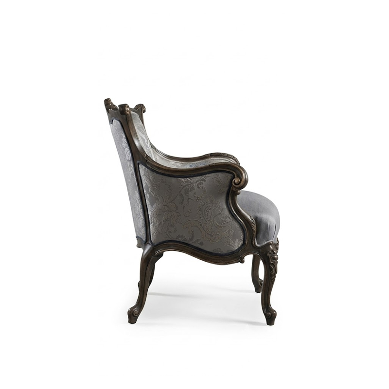 Bordeaux Imperial Damask Accent Chair - Luxury French Classical Occasional Chair | EKAR FURNITURE,EKAR FURNITURE CO.,LTD,Bordeaux Imperial Damask Accent Chair - Luxury French Classical Occasional Chair | EKAR FURNITURE,foshan furniture factory,custom Furniture factory,china furniture factory