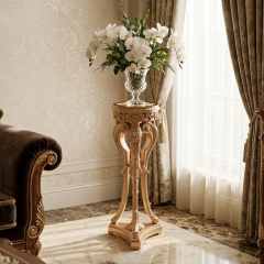 EKAR Classic French Ornate Gilded Pedestal Stand | Luxury Plant Column,EKAR FURNITURE CO.,LTD,EKAR Classic French Ornate Gilded Pedestal Stand | Luxury Plant Column,foshan furniture factory,custom Furniture factory,china furniture factory