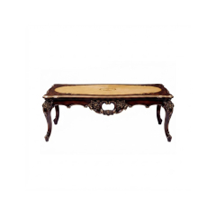 EKAR Classic French Rococo Carved Wood Coffee Table with Marquetry Top,EKAR FURNITURE CO.,LTD,EKAR Classic French Rococo Carved Wood Coffee Table with Marquetry Top,foshan furniture factory,custom Furniture factory,china furniture factory