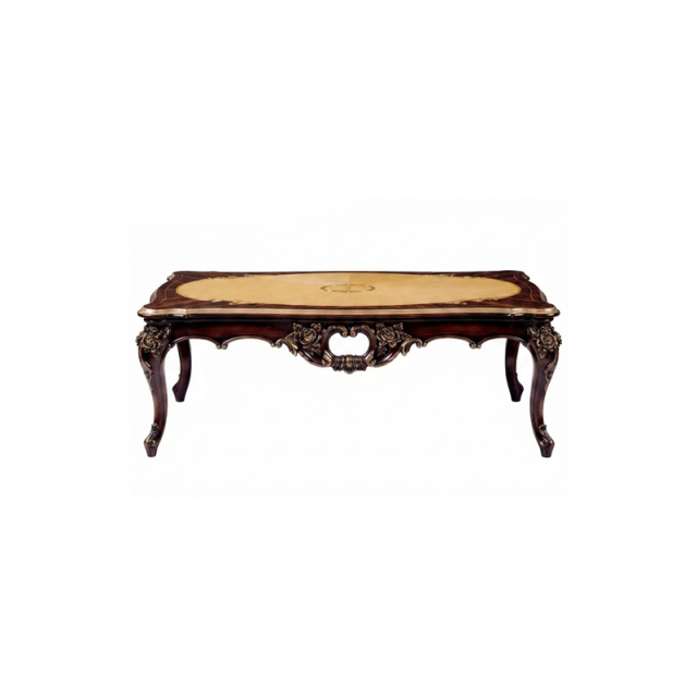 EKAR Classic French Rococo Carved Wood Coffee Table with Marquetry Top,EKAR FURNITURE CO.,LTD,EKAR Classic French Rococo Carved Wood Coffee Table with Marquetry Top,foshan furniture factory,custom Furniture factory,china furniture factory