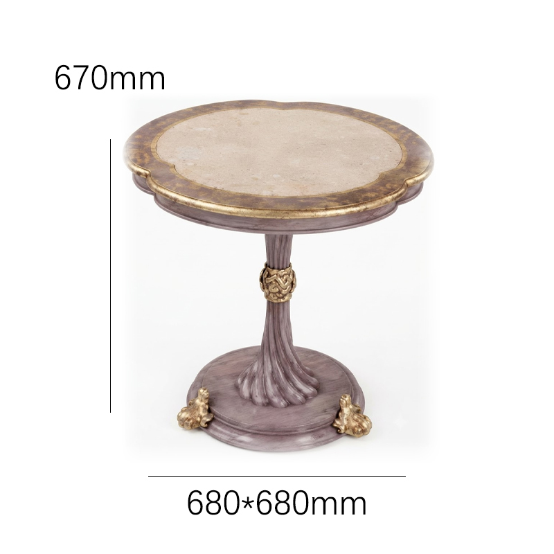 Ophelia Gilded Pedestal Accent Table - Luxury French Classical Side Table | EKAR FURNITURE,EKAR FURNITURE CO.,LTD,Ophelia Gilded Pedestal Accent Table - Luxury French Classical Side Table | EKAR FURNITURE,foshan furniture factory,custom Furniture factory,china furniture factory