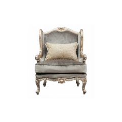 Celeste Gilded Wingback Accent Chair - Luxury French Classical Armchair | EKAR FURNITURE,EKAR FURNITURE CO.,LTD,Celeste Gilded Wingback Accent Chair - Luxury French Classical Armchair | EKAR FURNITURE,foshan furniture factory,custom Furniture factory,china furniture factory